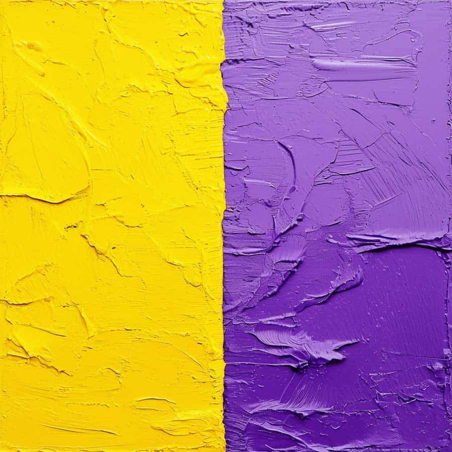 Gelb und Violett als Komplementärfarben (NF)