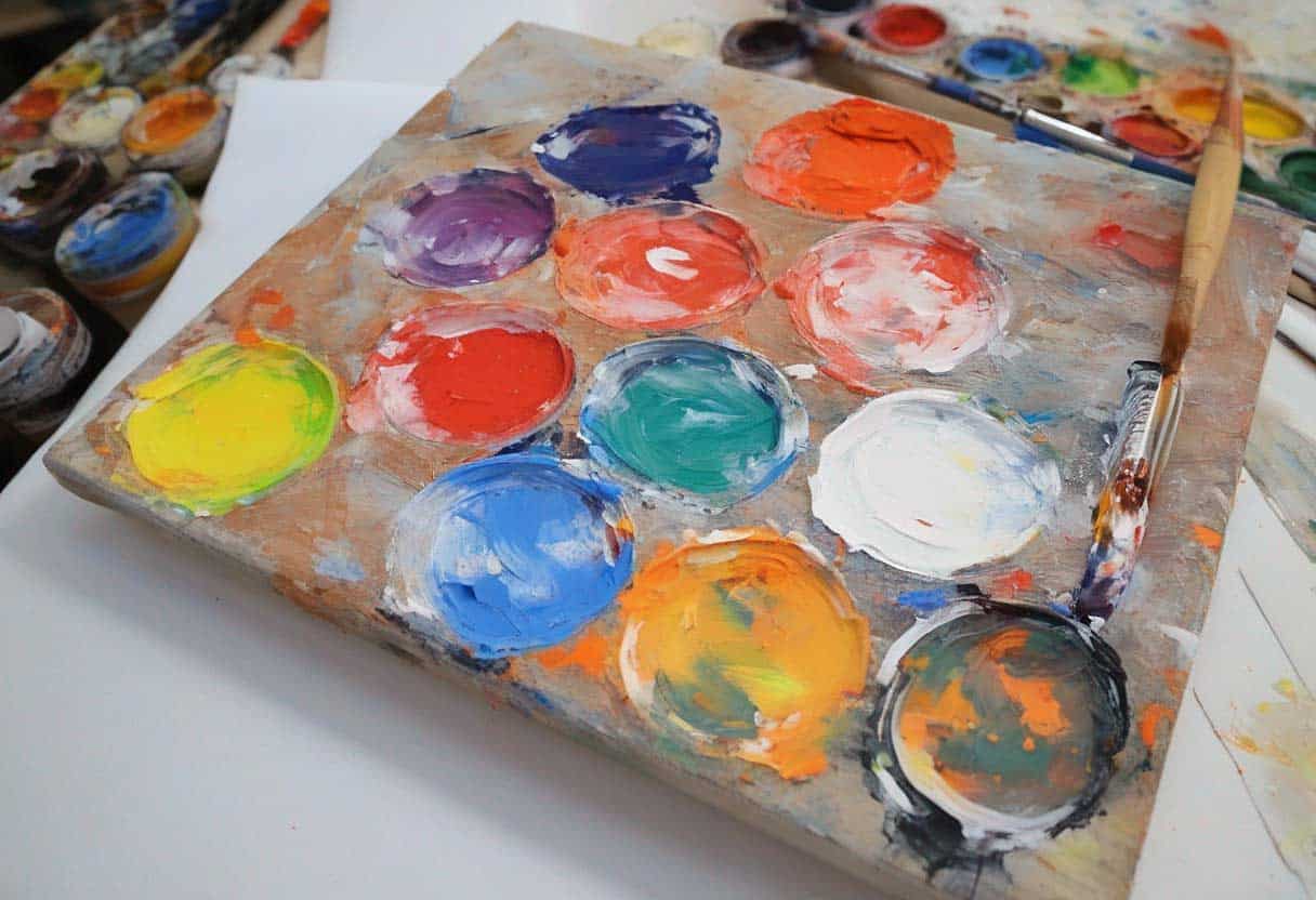 Malen mit Acrylfarbe (NF)