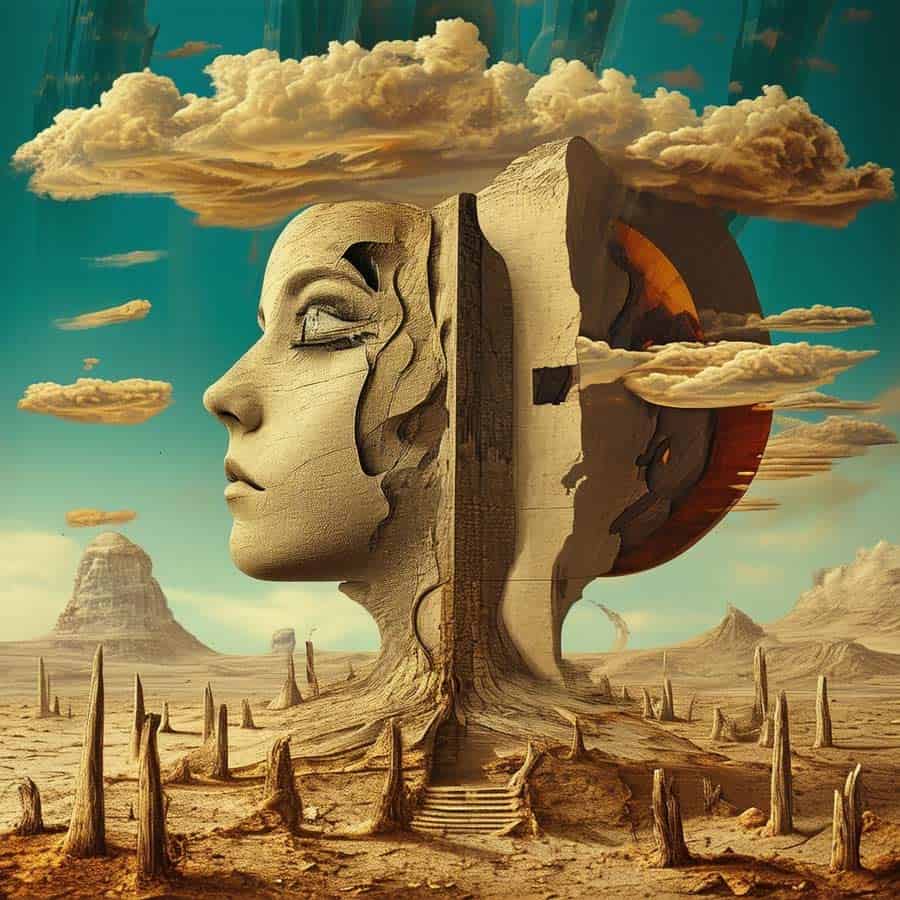 Ein Bild im Stil von Surrealismus (NF)