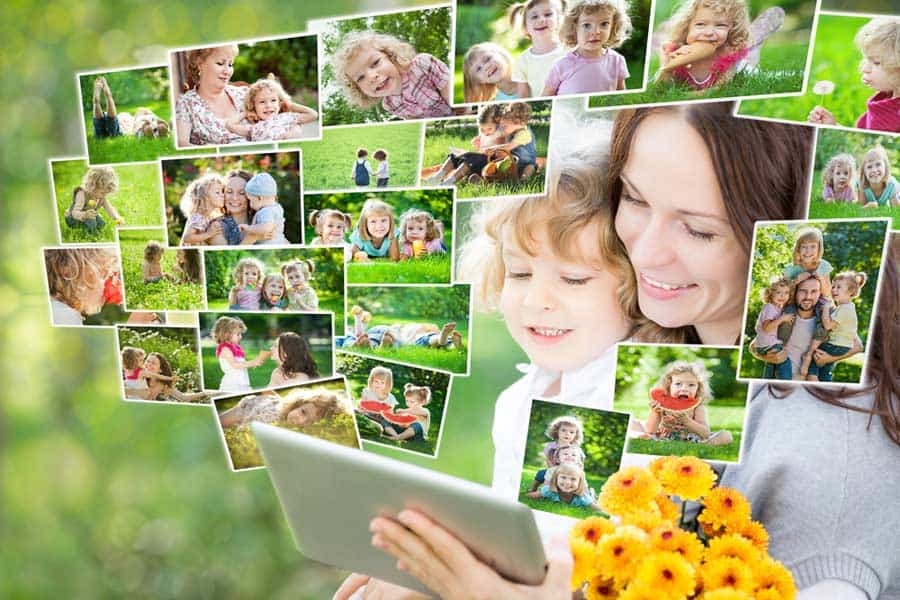 Farbfotos-Collage zum Familienleben (depositphoto.com) Farbfotos-Collage zum Familienleben (depositphoto.com)