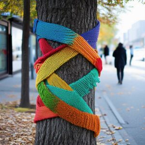 Mehr über den Artikel erfahren Guerilla Knitting