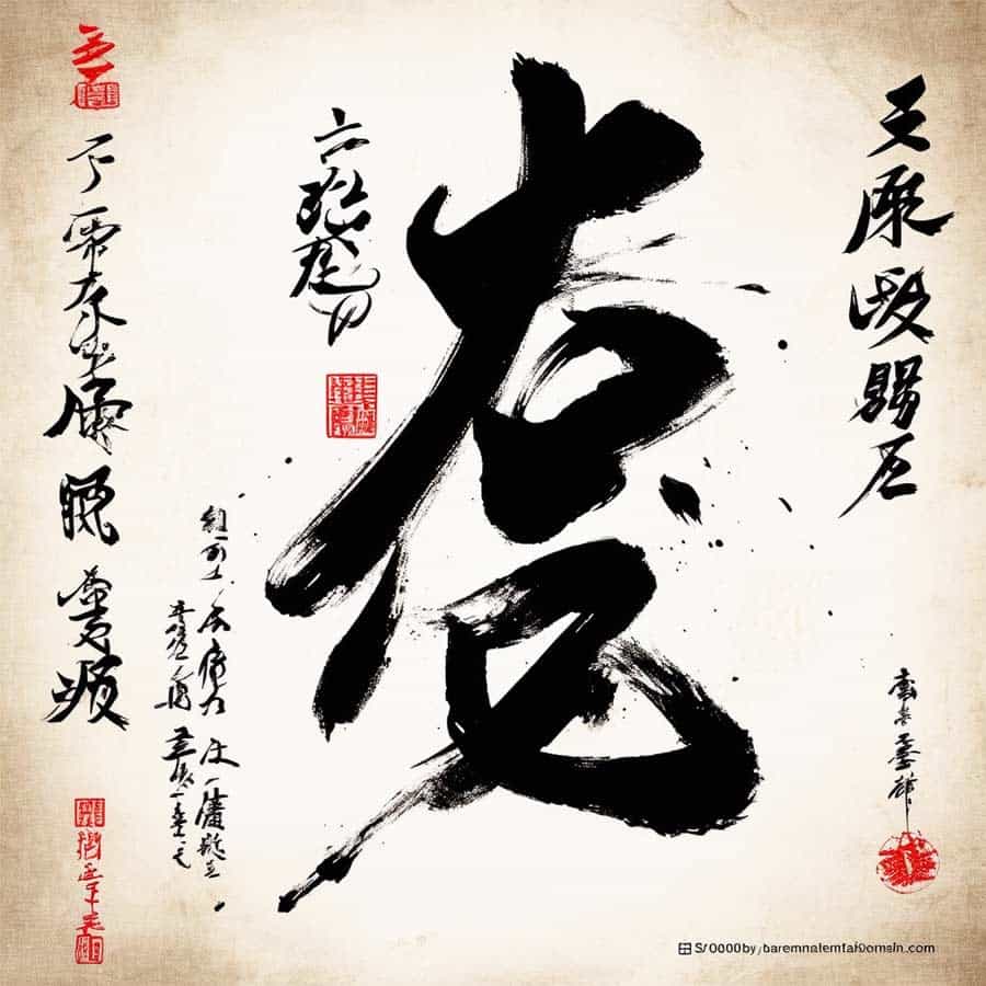 Japanische Kalligraphie (NF)