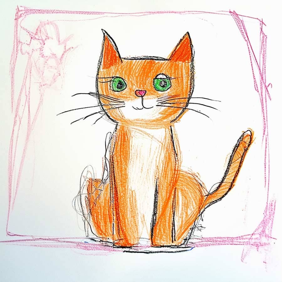 Katze einfach zeichnen (NF)