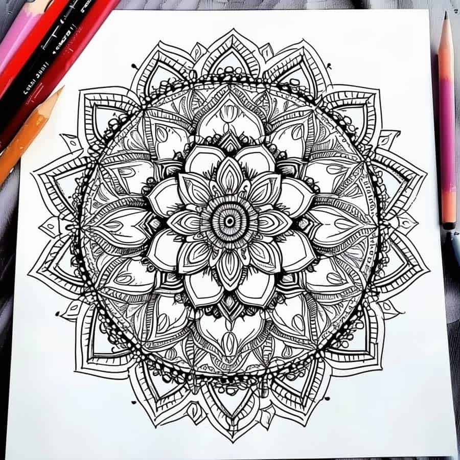 Mandala zeichnen (NF)