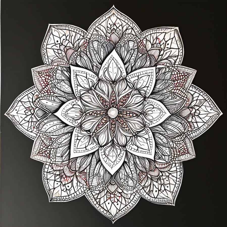Detailliertes Mandala (NF) Detailliertes Mandala (NF)