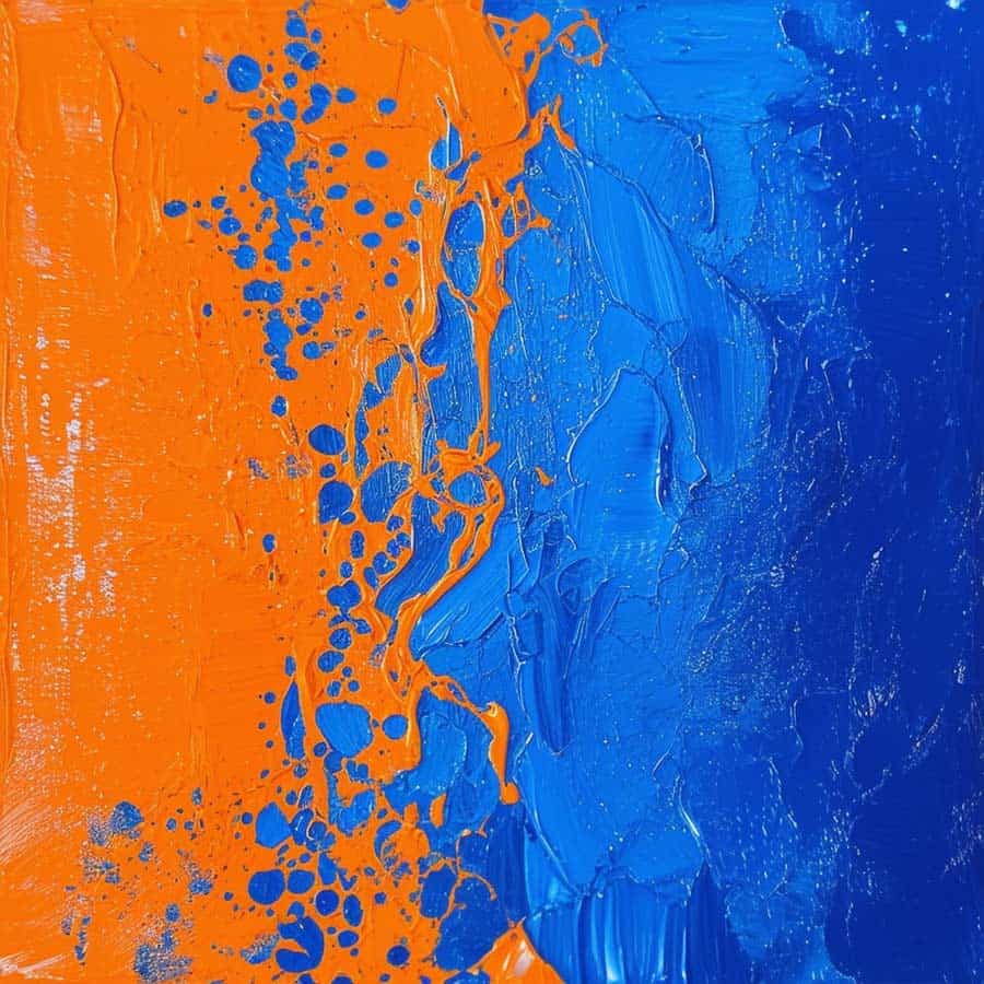 Du betrachtest gerade Orange und Blau mischen