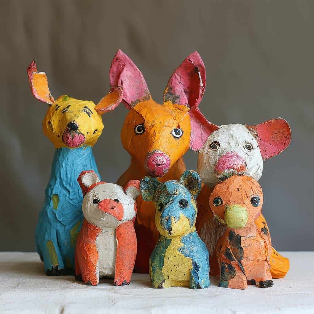 Pappmaché-Tiere (NF) Pappmaché-Tiere (NF)