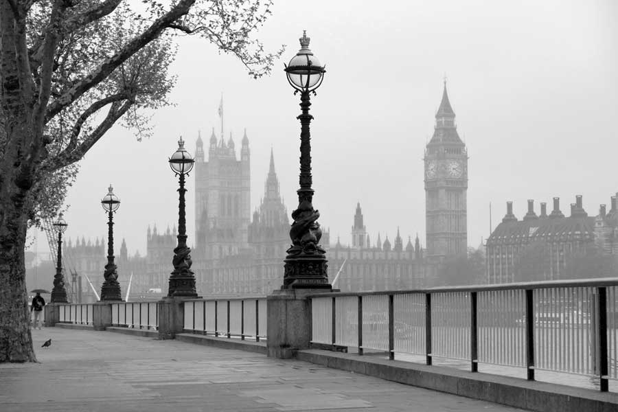 Schwarz Weiß Foto vom Big Ben (depositphoto.com)