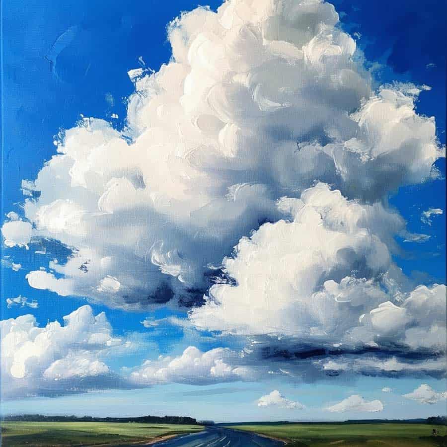 Wolkenformation mit Acryl (NF) Wolkenformation mit Acryl (NF)