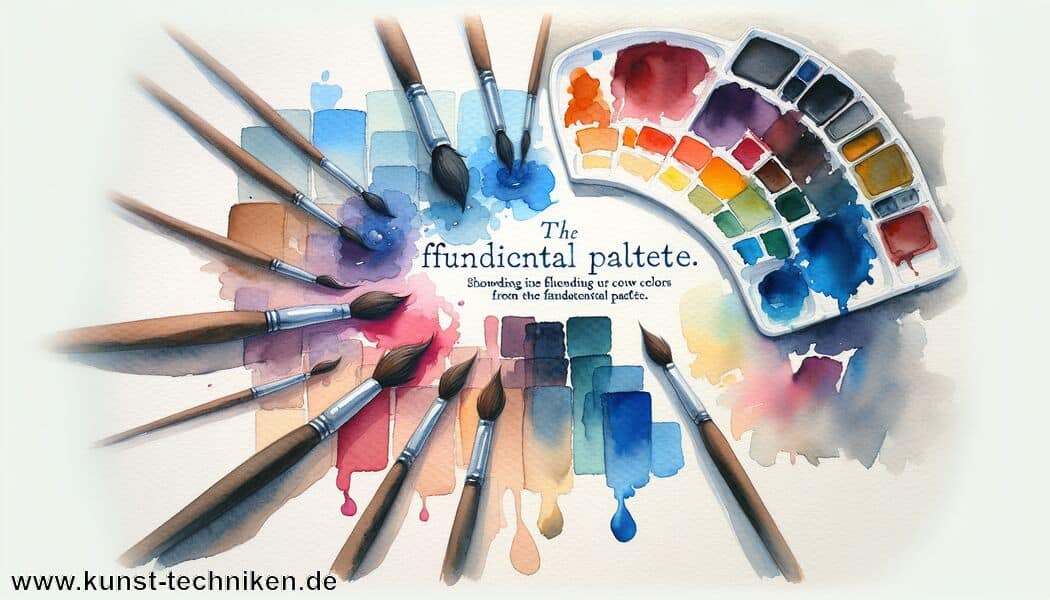 Aquarell Farben mischen