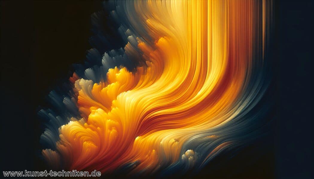 Gelb und orange mischen
