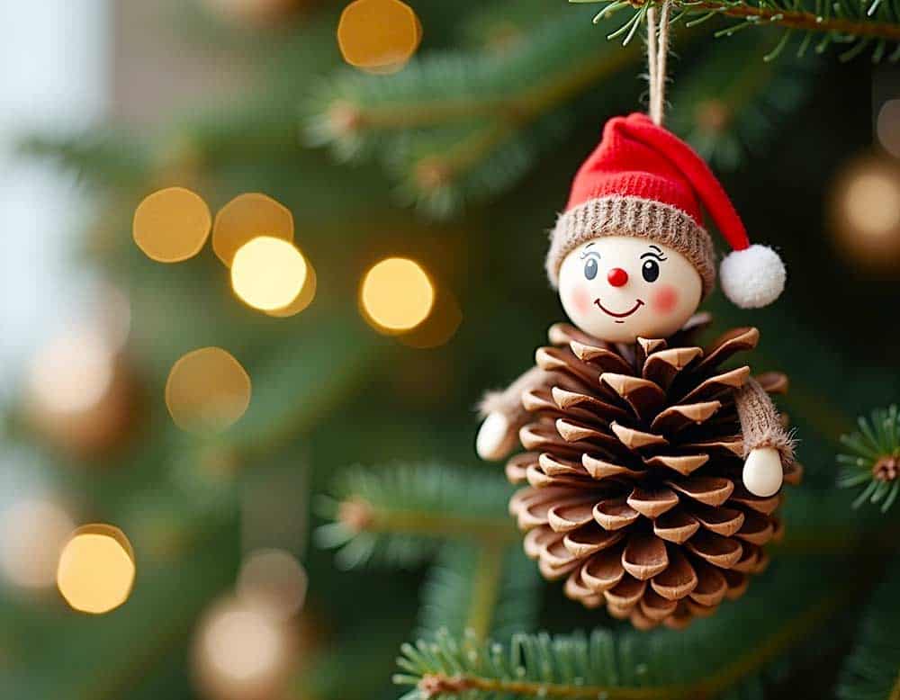 Zapfenmännchen für den Weihnachtsbaum Zapfenmännchen für den Weihnachtsbaum
