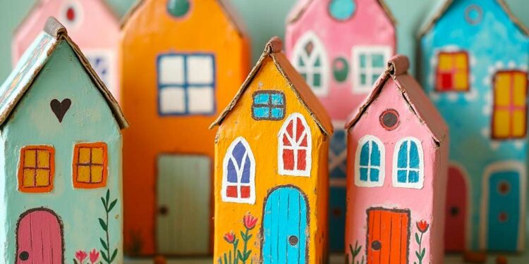 Milchtüten-Häuser basteln