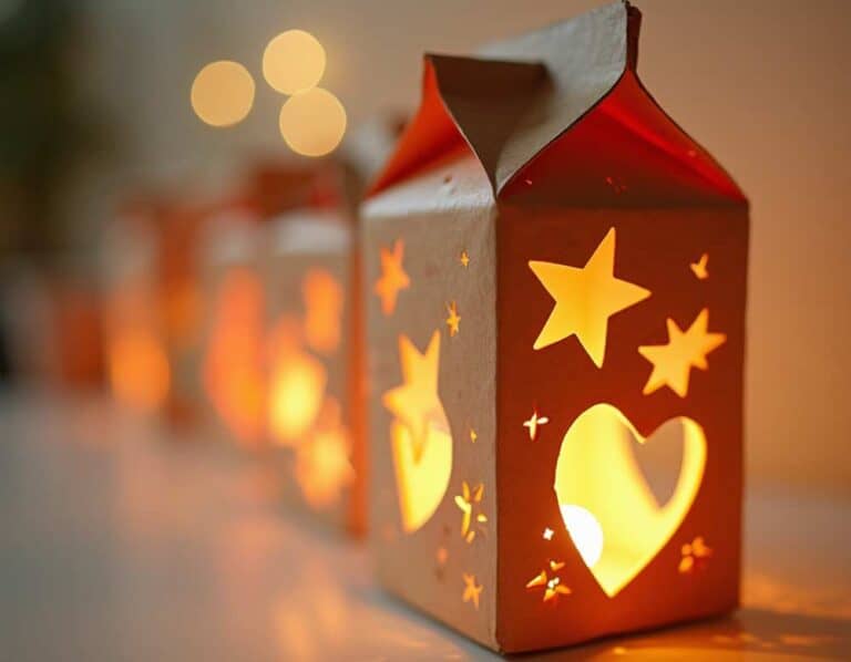 Mehr über den Artikel erfahren Laternen aus Milchtüten basteln