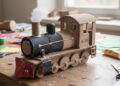 Dampflok basteln aus Karton
