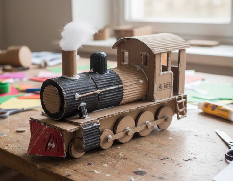 Mehr über den Artikel erfahren Dampflok basteln
