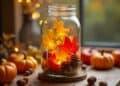 Herbstdeko im Weckglas selber machen