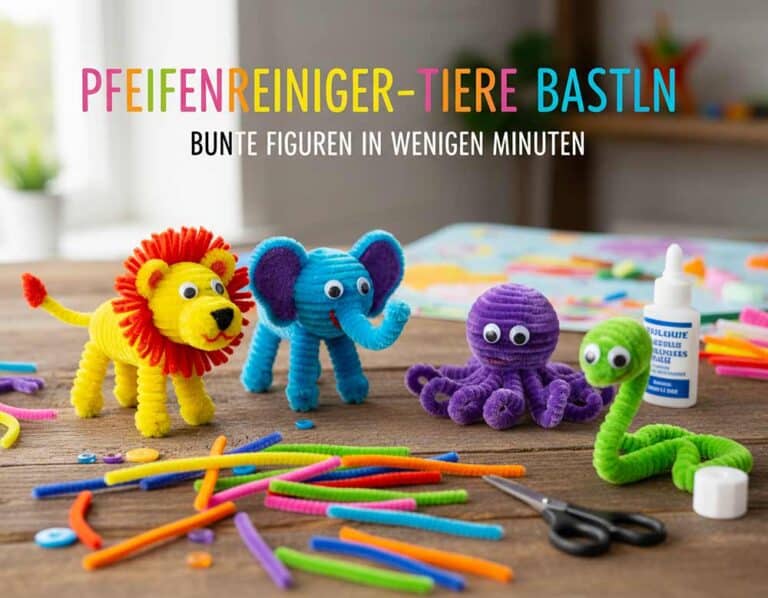 Mehr über den Artikel erfahren Tiere aus Pfeifenreinigern basteln