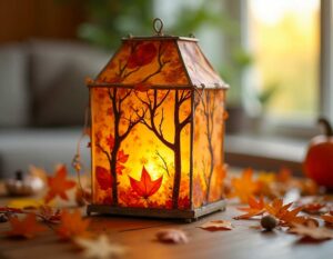 Mehr über den Artikel erfahren Tischlaterne basteln für den Herbst