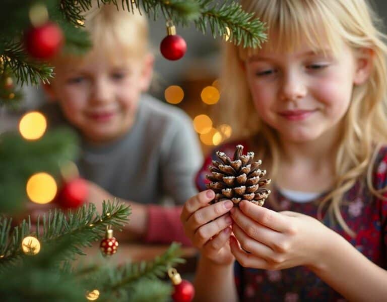Mehr über den Artikel erfahren Weihnachtsbaumschmuck basteln mit Kindern