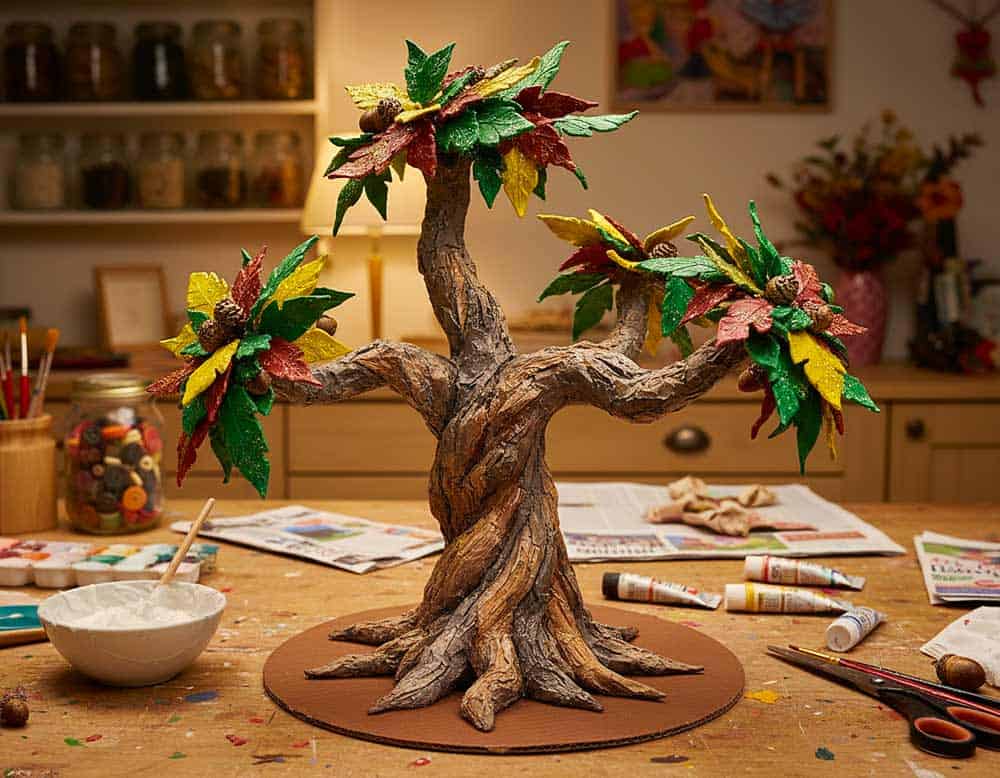 Du betrachtest gerade Baum aus Pappmache basteln