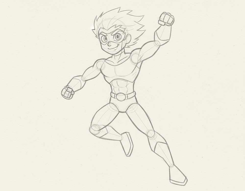 Einfache Comicfiguren zeichnen - Anleitung 2