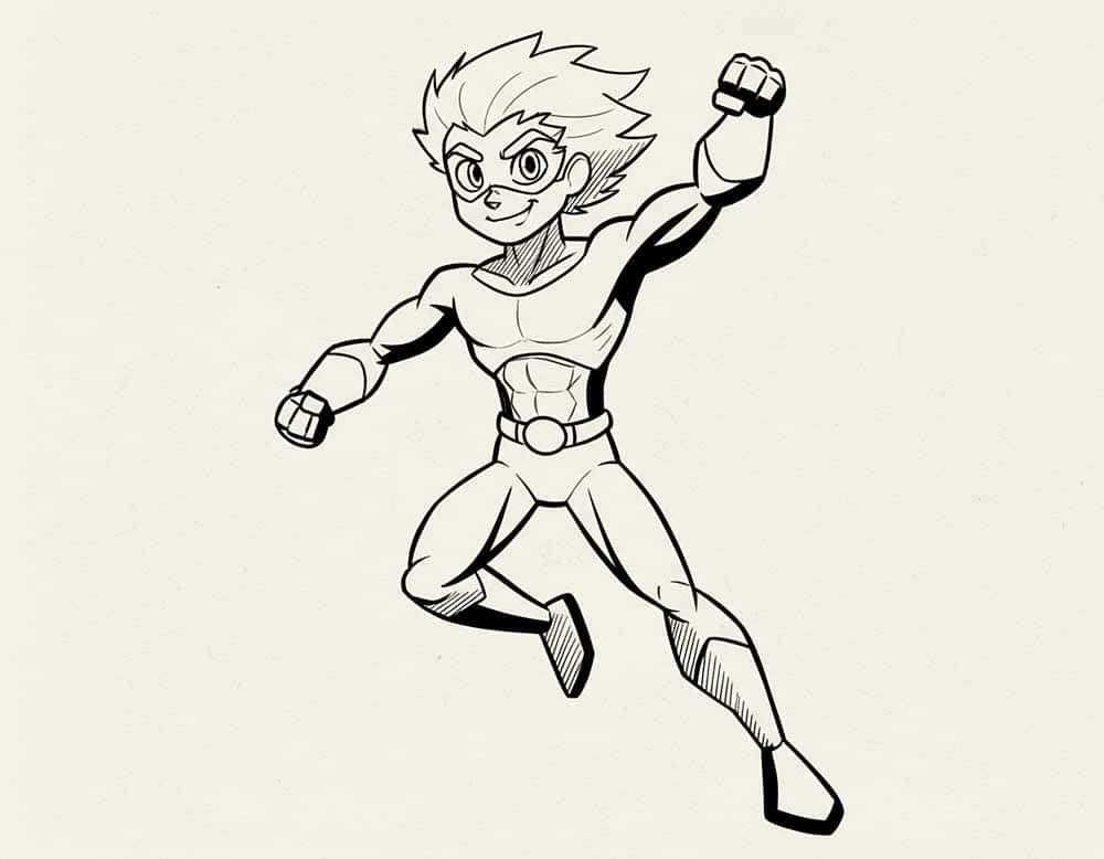 Einfache Comicfiguren zeichnen - Anleitung 3