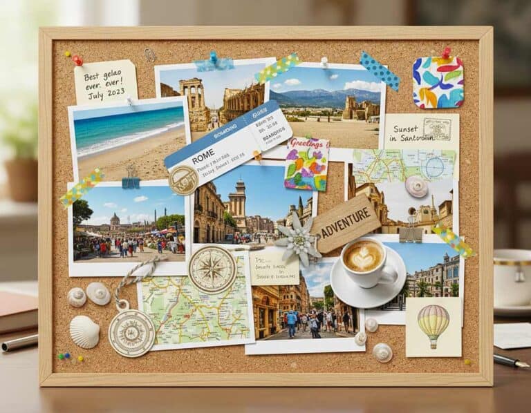 Mehr über den Artikel erfahren Reisecollage basteln – Reiseerinnerungen lebendig machen