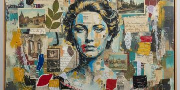 Collage auf Leinwand erstellen