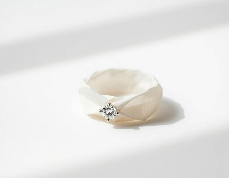 Mehr über den Artikel erfahren Ring aus Papier basteln: Filigraner Schmuck aus einem Streifen