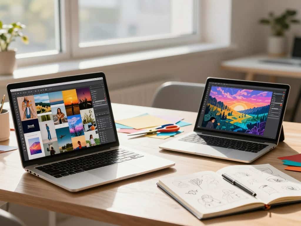 Digitale Werkzeuge und Programme für das Erstellen von Collagen am Computer