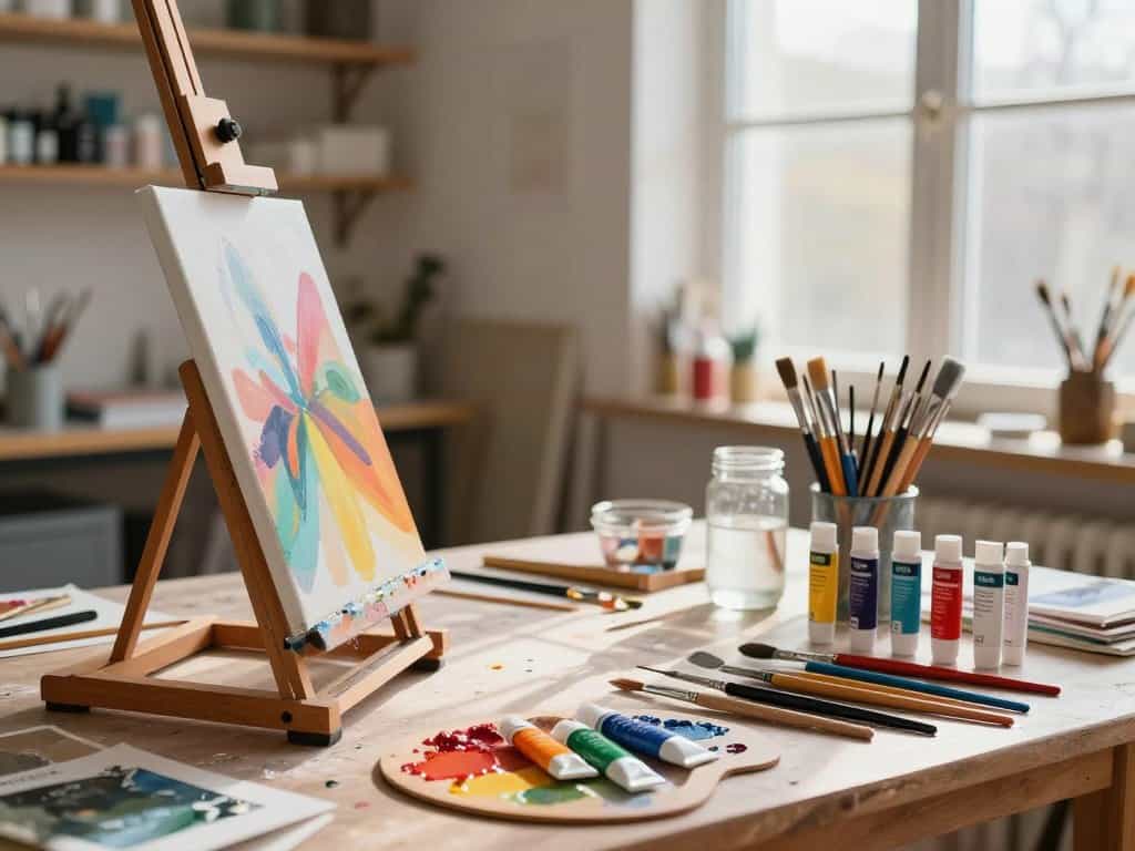 Acrylfarben Techniken – Impasto, Lasur und Spachteln im Vergleich