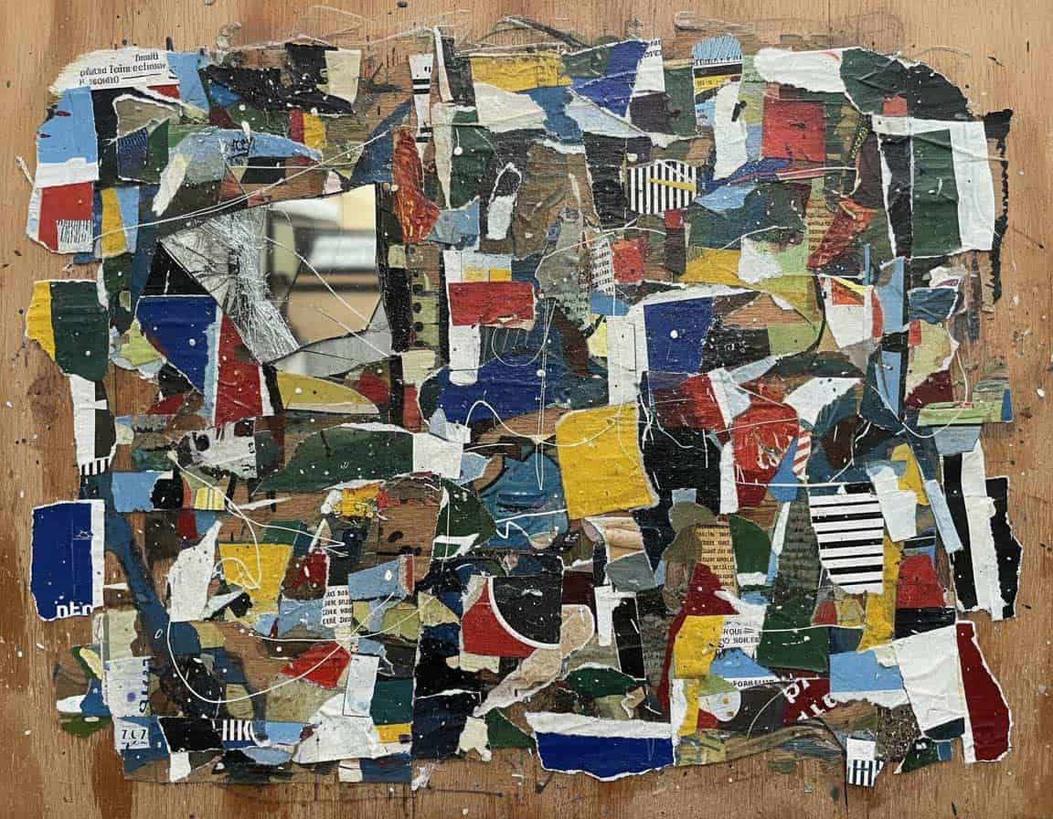 Abstrakte Collage als Thema Abstrakte Collage als Thema