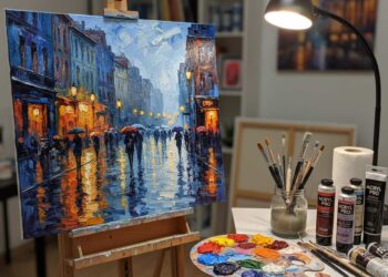 Wie malt man mit Acrylfarbe?