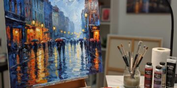 Wie malt man mit Acrylfarbe?