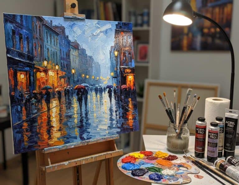 Mehr über den Artikel erfahren Wie malt man mit Acrylfarbe?