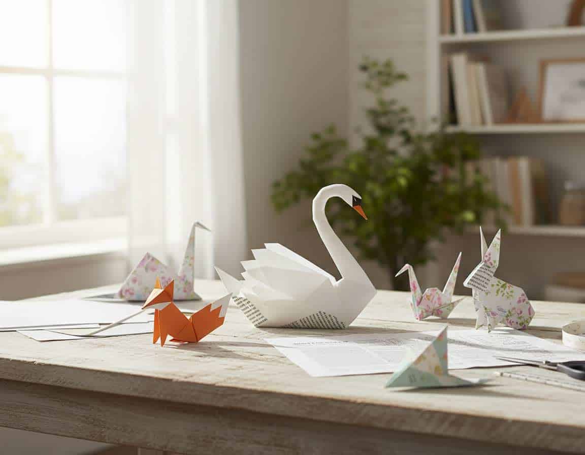 Tiere aus Papier basteln Tiere aus Papier basteln