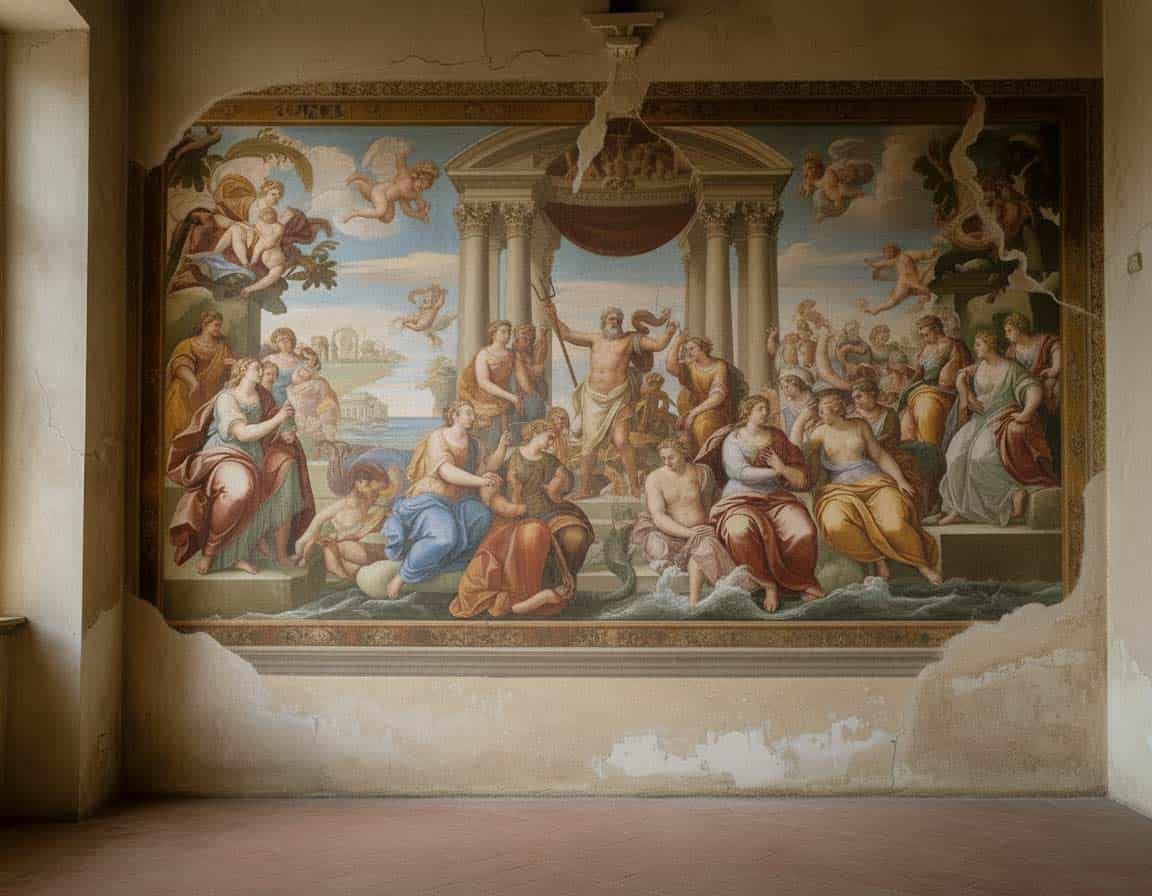 Renaissance Gemälde im Stile der Sixtinischen Kapelle Renaissance Gemälde im Stile der Sixtinischen Kapelle