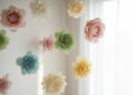 Papierblumen zum Aufhängen