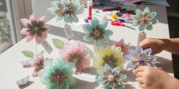 Wunschblumen basteln