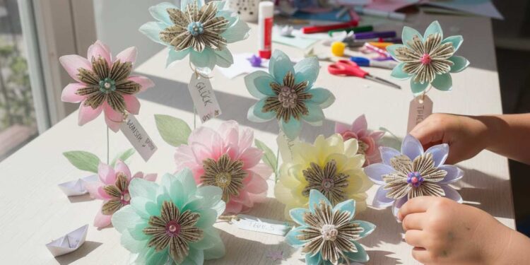 Wunschblumen basteln