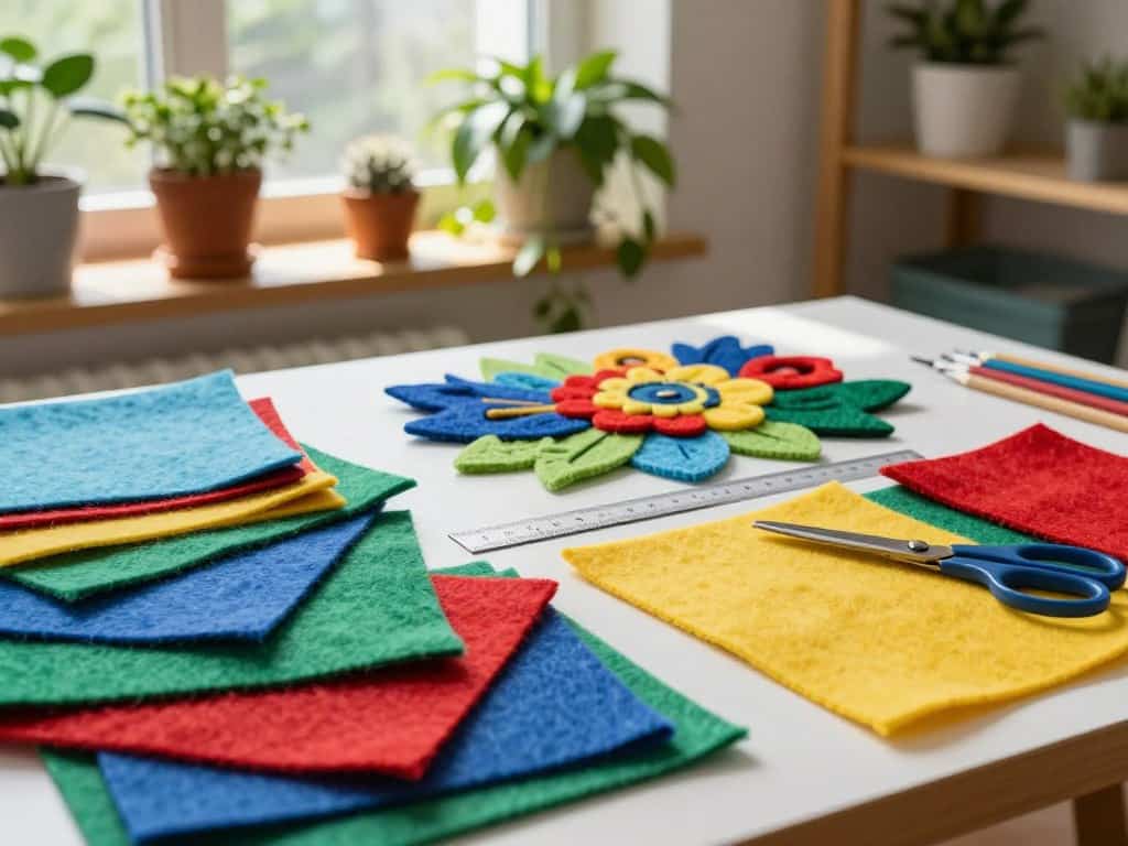 Filzmaterialien – Merinowolle, Filznadeln und Seifenwasser