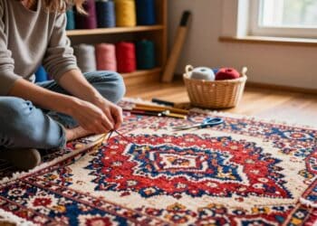 Teppich knüpfen mit eigenen Motiv