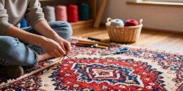 Teppich knüpfen mit eigenen Motiv