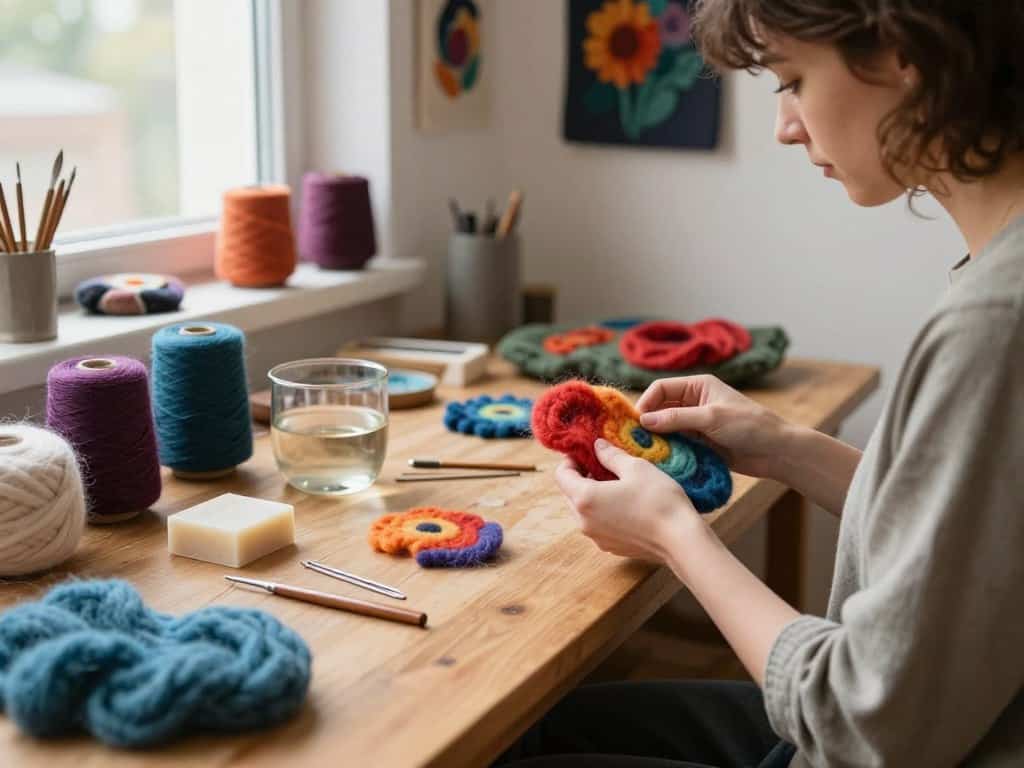 Schritt für Schritt zur eigenen Filzkunst – dreidimensionale Objekte aus Wolle
