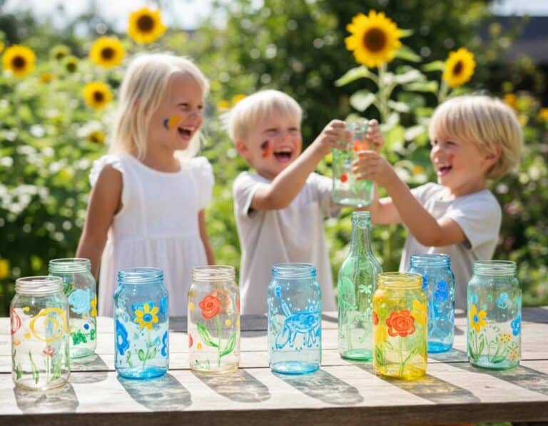Mehr über den Artikel erfahren Glas bemalen mit Kindern
