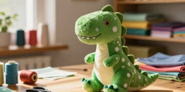 Dino Kuscheltier nähen