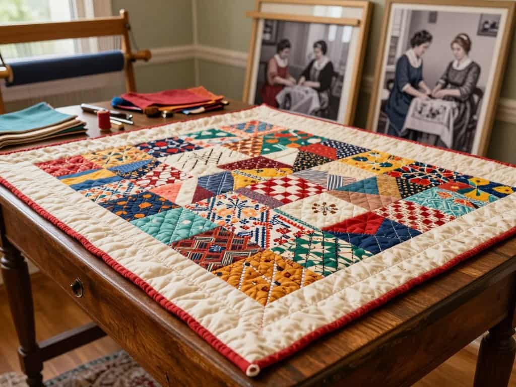 Historische Patchwork-Muster und ihre Entwicklung in der Textilkunst