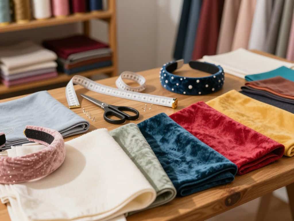 Stoffauswahl für Stirnbänder – Jersey, Fleece und Rippenstoff im Vergleich