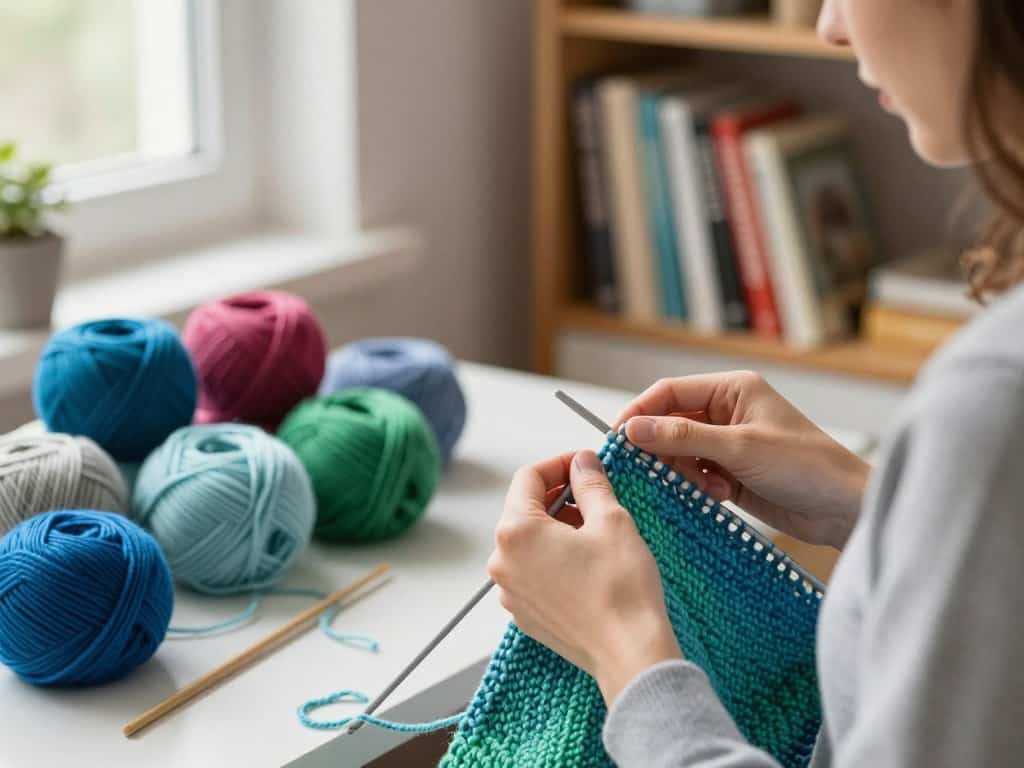 Stricken lernen – rechte und linke Maschen für Anfänger erklärt
